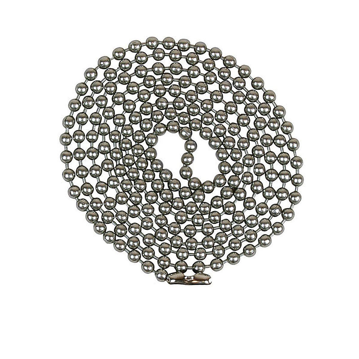 Jandorf 60324 BEADED CHAIN #6 PEWTER