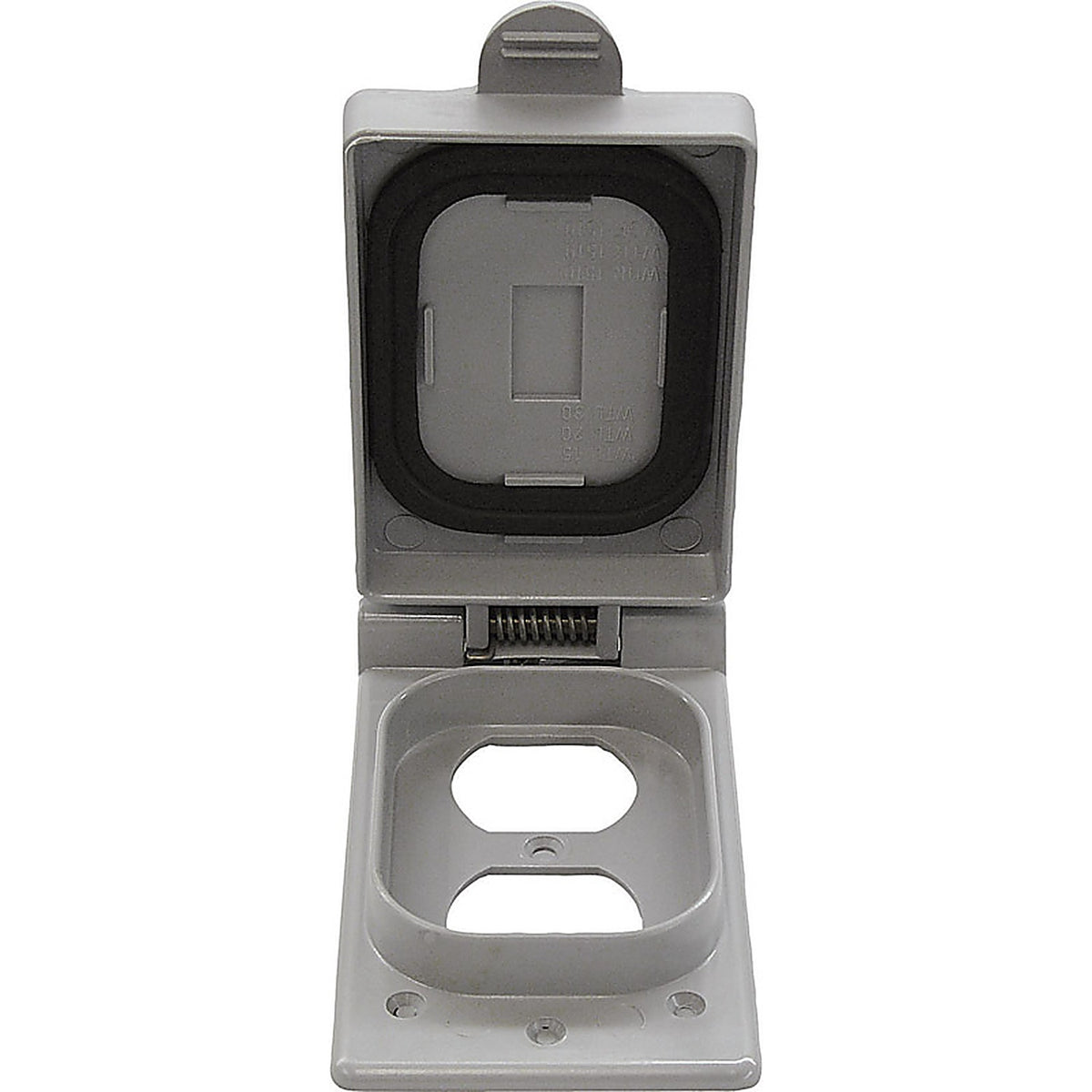 Cantex 5133352B Rectangle PVC 1 gang Electrical Cover For Duplex Receptacle