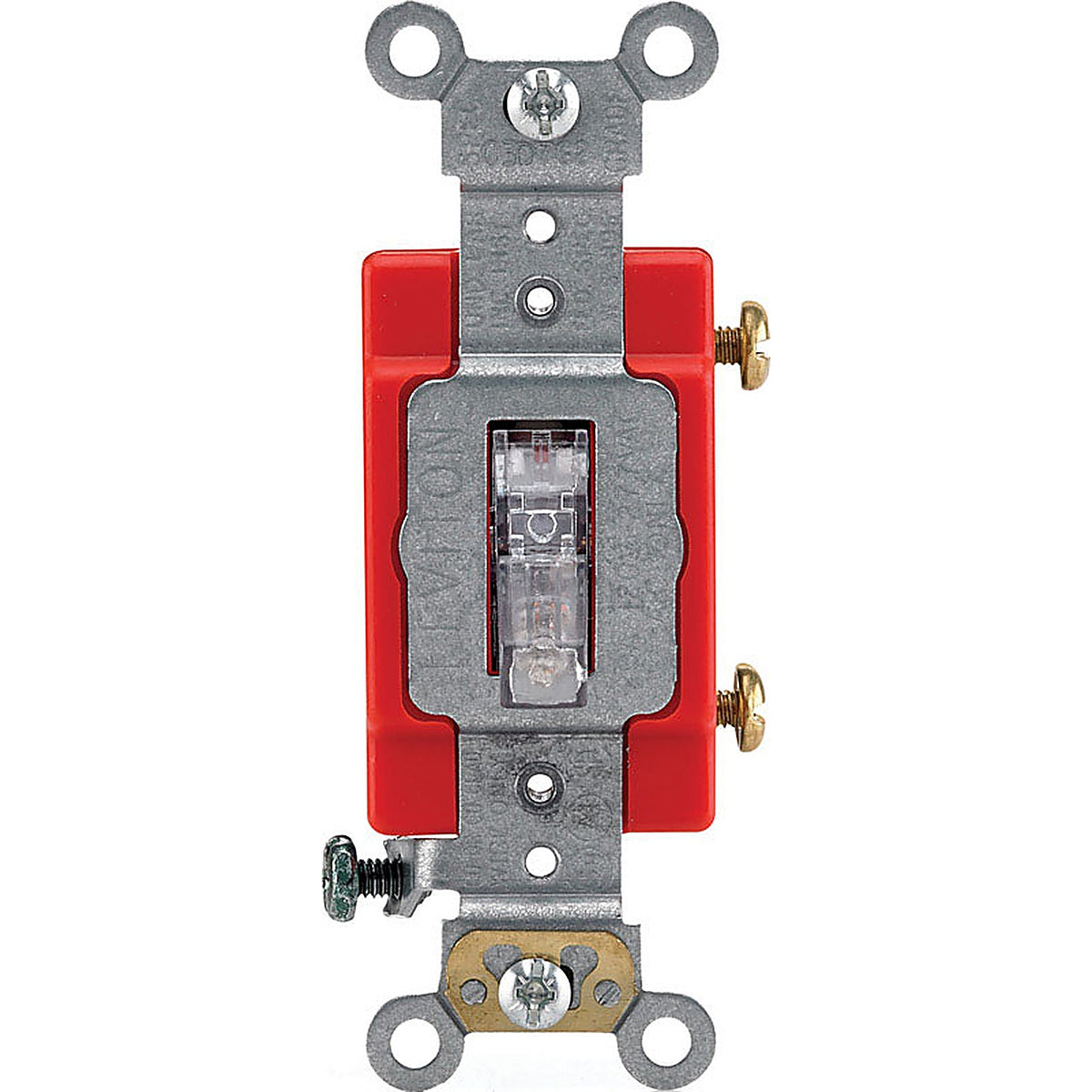 Leviton 01221-0LC Industrial 20 amps Toggle Switch Clear 1/Pack