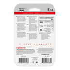 Gigastone GS-Z08GCNBL-R 8 USB Flash Drive 1 pk
