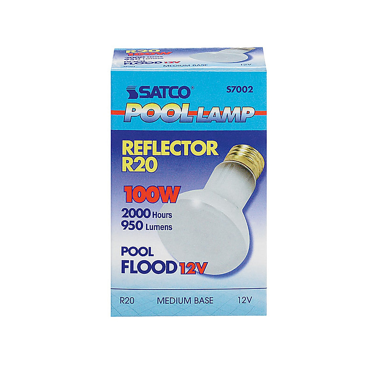 Satco - 7002 - 100 W R20 Floodlight Incandescent Bulb E26 (Medium) Soft White 1 Pack