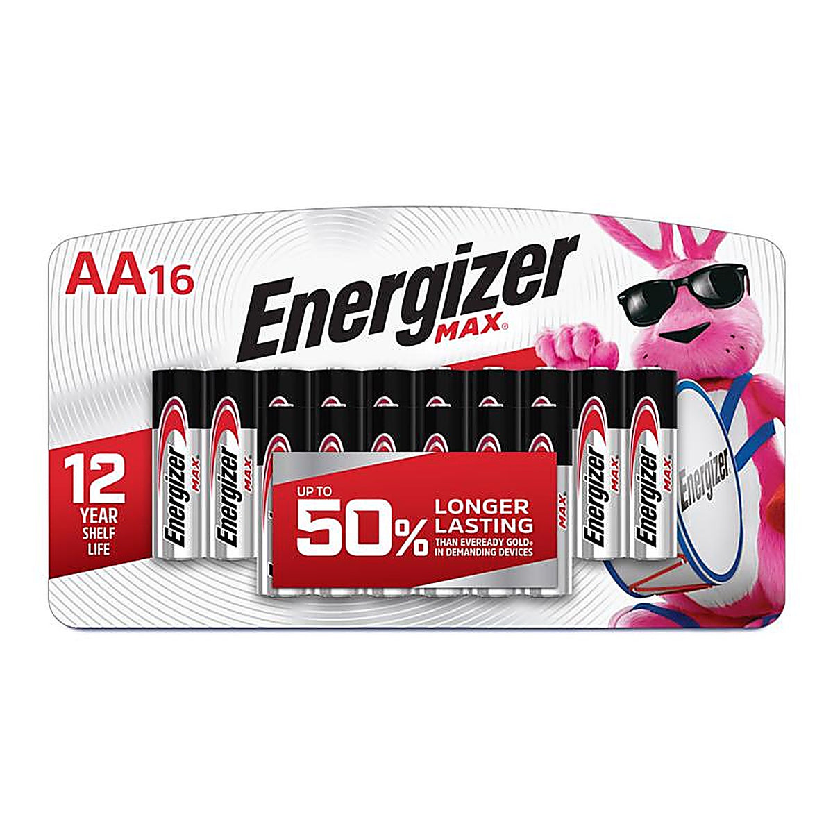 Energizer E91LP-16 Max AA Alkaline Batteries 16 pk Carded