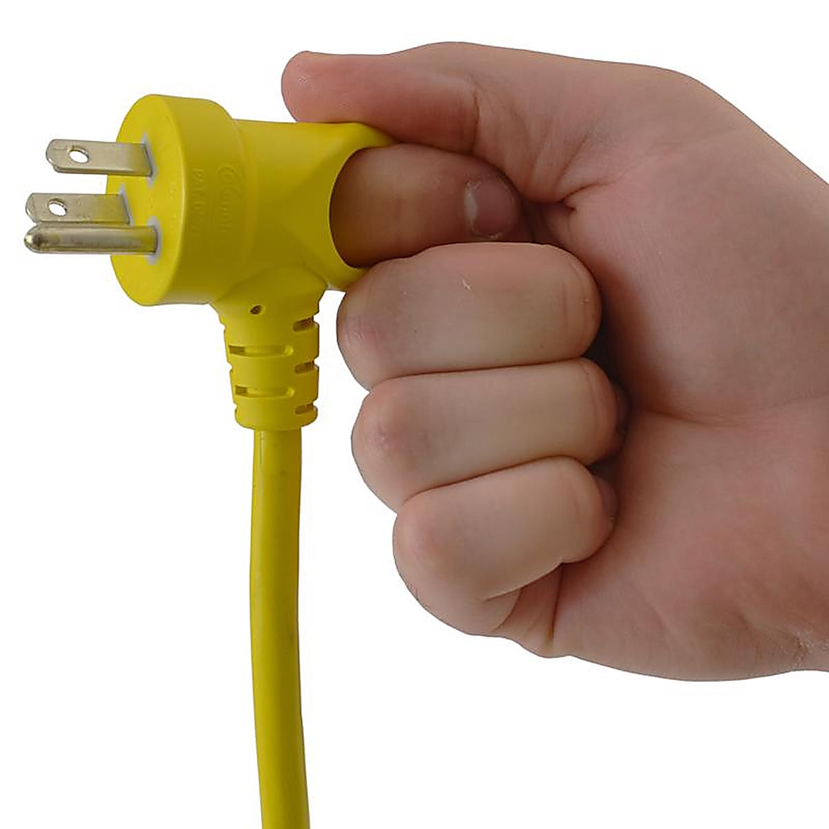 Conntek - 24161-108 - Indoor or Outdoor 9 Ft. L Yellow Extension Cord 16/3 Sjtw