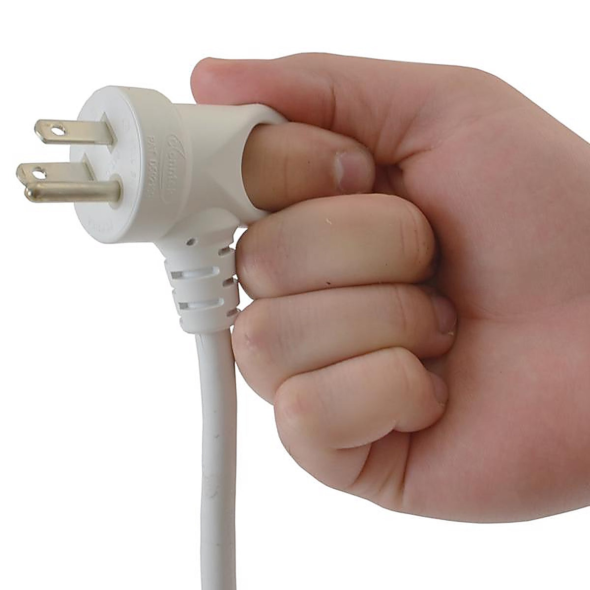Conntek - 24161-180 - Indoor 15 Ft. L White Extension Cord 16/3 Sjtw