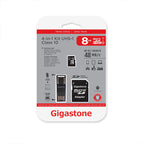 Gigastone GS-4IN1U1-08G-R Micro SD Flash Memory Universal Pack 1 pk
