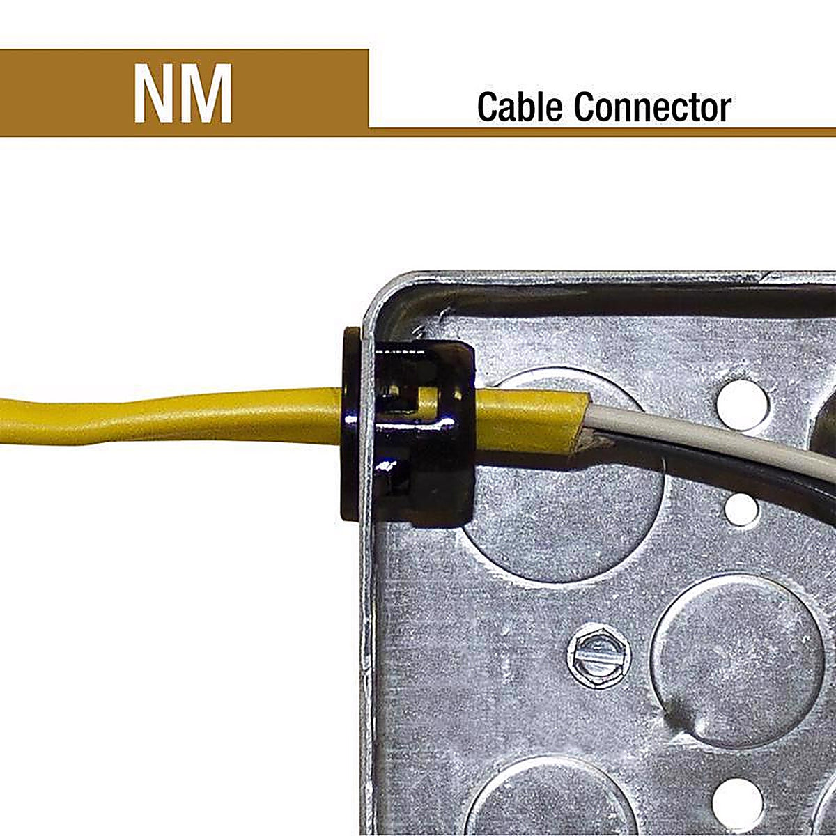 Sigma Electric - 55740 - Proconnex Nm Cable Cable Connector 1/2 In. D 100 Pack
