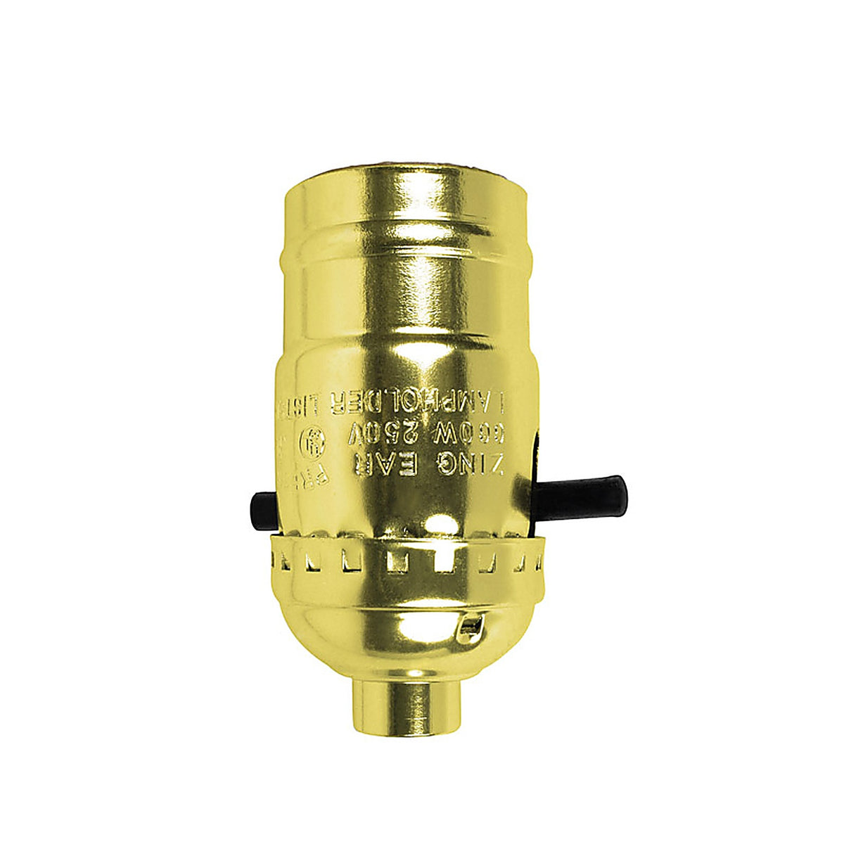 Jandorf 60407 Metal Medium Base Push Thru Socket 1/Pack