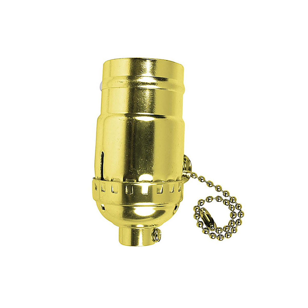 Jandorf 60410 Metal Medium Base Pull Chain Socket 1/Pack