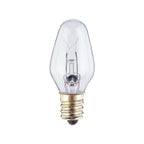 Westinghouse - 0379400 - 4 W C7 Specialty Incandescent Bulb E12 (Candelabra) White 2 Pack