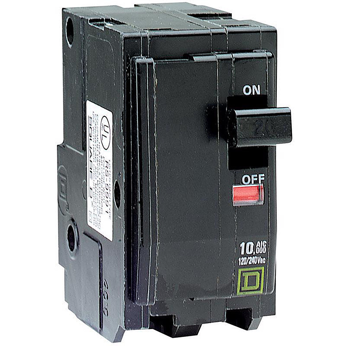 Square D - QO220C - Qo 20 Amps Plug in 2-Pole Circuit Breaker
