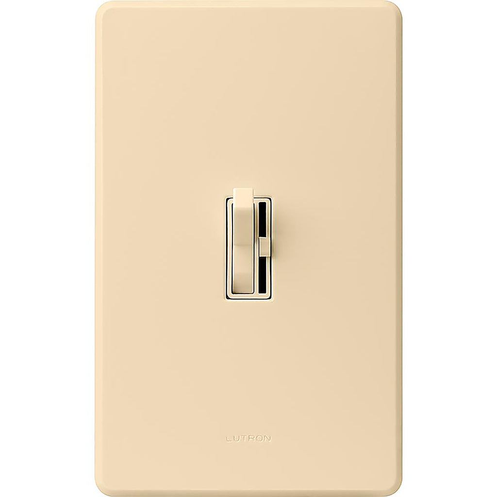 Lutron TGCL-153PH-IV Toggler Ivory 150 watt 3-Way Dimmer Switch 1/Pack