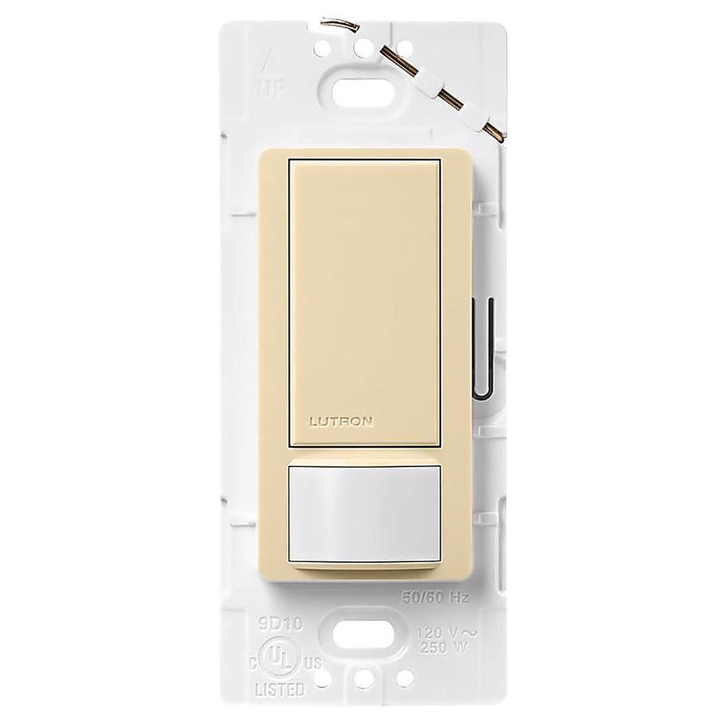 Lutron MS-OPS2H-IV Maestro Occupancy Single pole Motion Sensor Switch Ivory 1/Pack