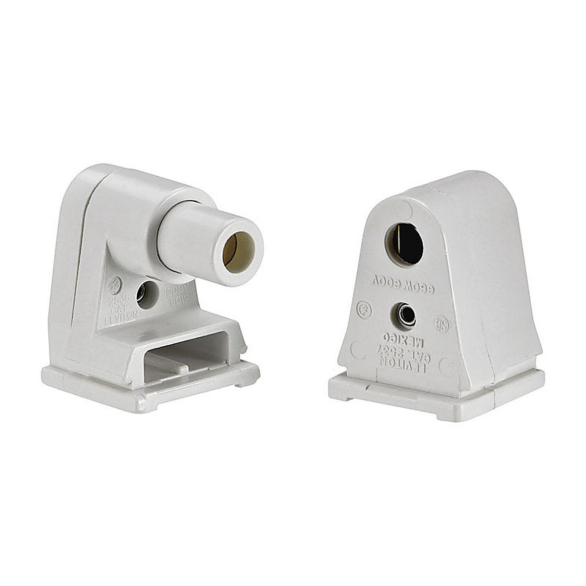 Leviton 31410-00W Plastic Pedestal Base Lampholder 1/Pack