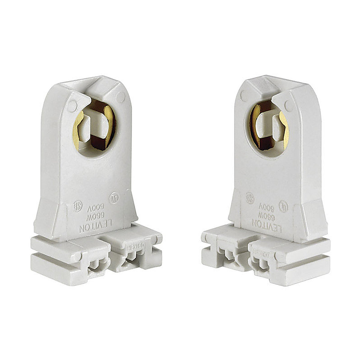 Leviton C20-13354-00W Plastic Pedestal Base Socket 1/Pack