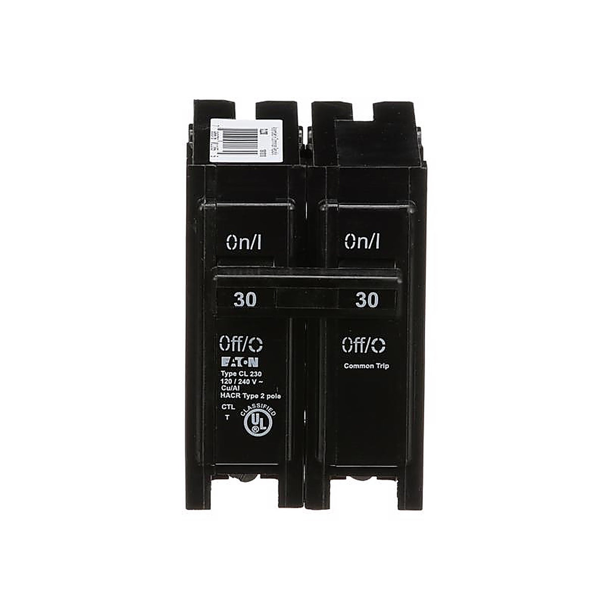 Eaton CL230CS 30 amps Plug In 2-Pole Circuit Breaker