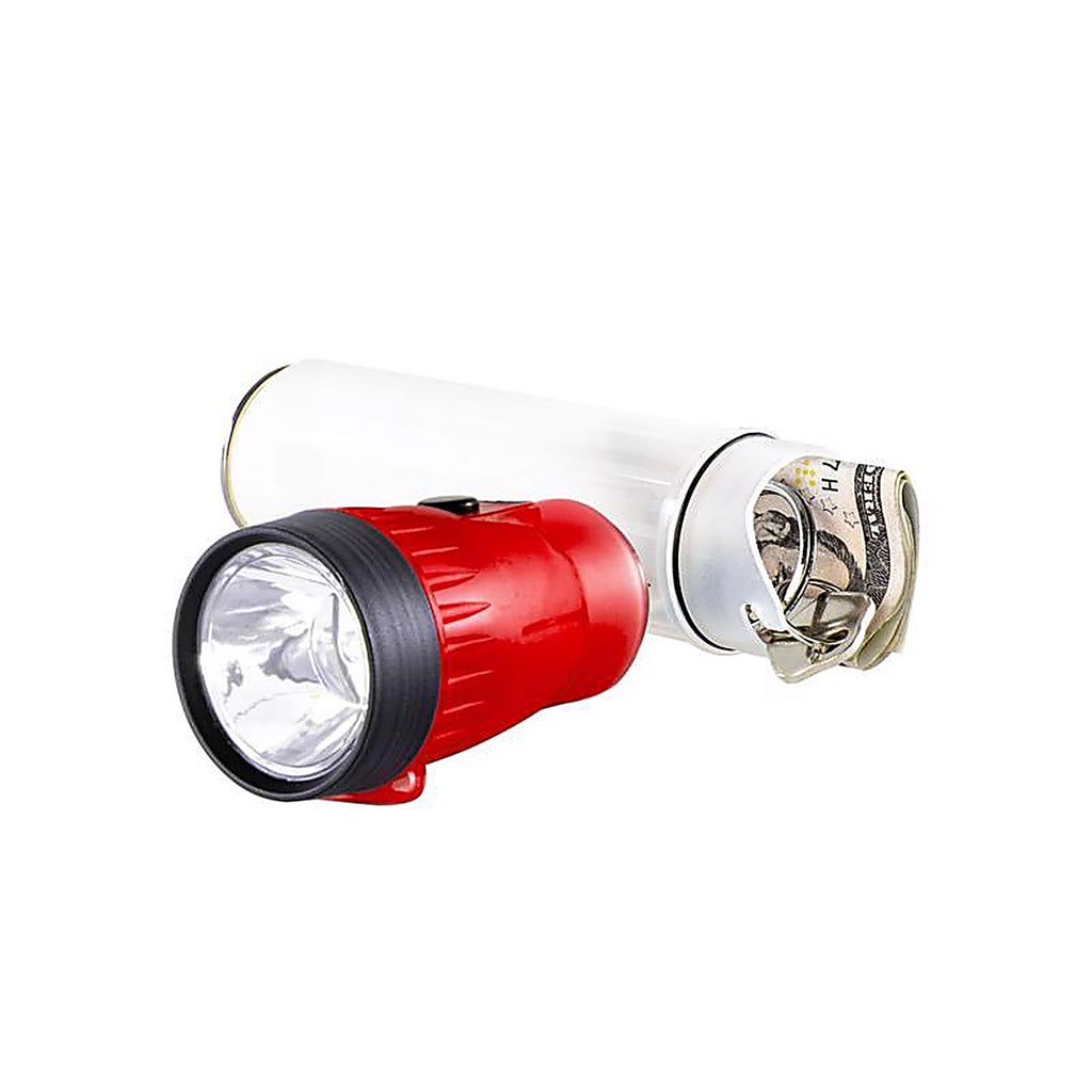 Life + Gear - LG141 - +gear Glow 12 LM Red LED Flashlight AA Battery