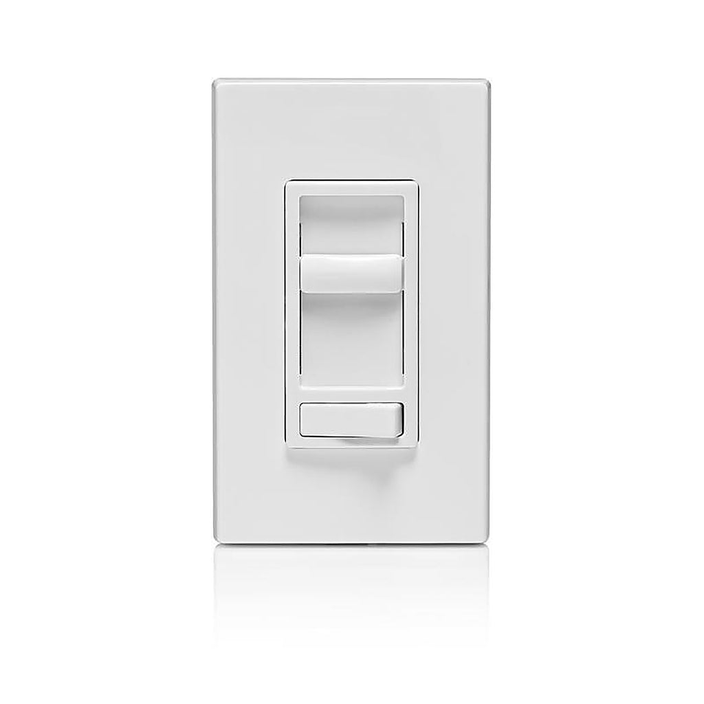 Leviton C22-06672-1LW Decora SureSlide White 600 watt Slide Dimmer Switch 1/Pack