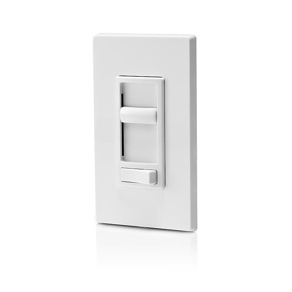 Leviton C22-06672-1LW Decora SureSlide White 600 watt Slide Dimmer Switch 1/Pack
