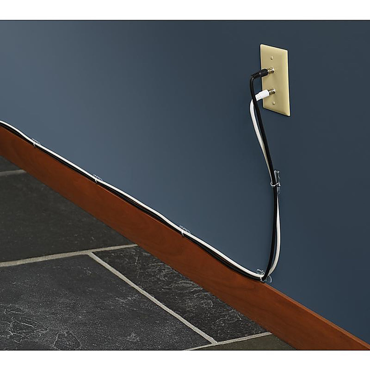 3M - 17303CLRES - Command 0.5 In. L Clear Plastic Cord Clips