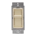 Leviton C21-06672-1LI Decora SureSlide Ivory 600 watt Slide Dimmer Switch 1/Pack