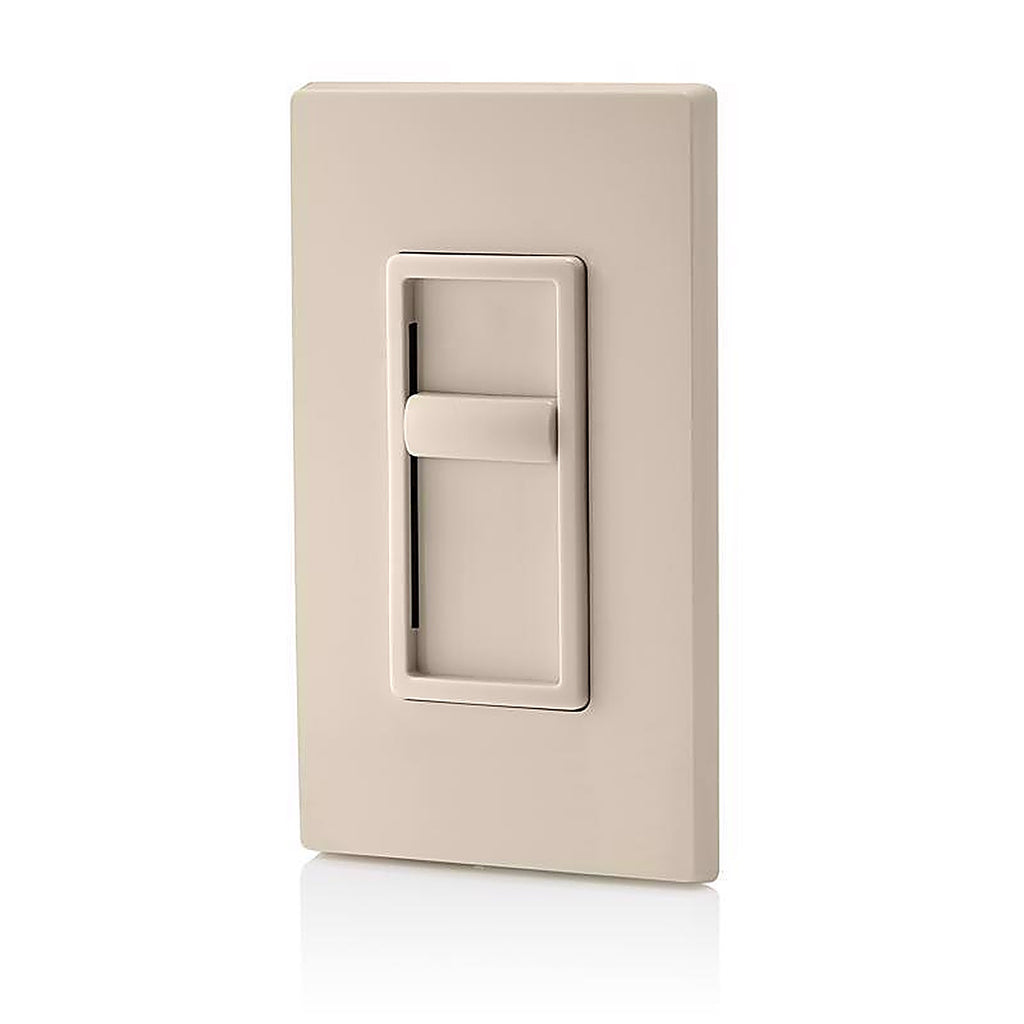 Leviton C28-06672-1LT Decora SureSlide Light Almond 600 watt Slide Dimmer Switch 1/Pack
