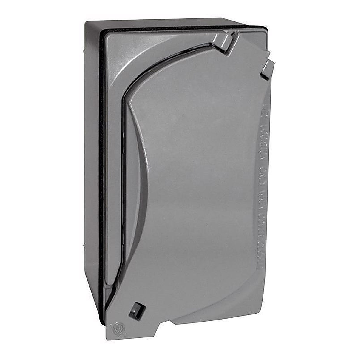 Sigma Electric 16446 Rectangle Metal 1 gang Duplex Outlet Kit For Wet Locations, For Use in Branch Circuit Wiring