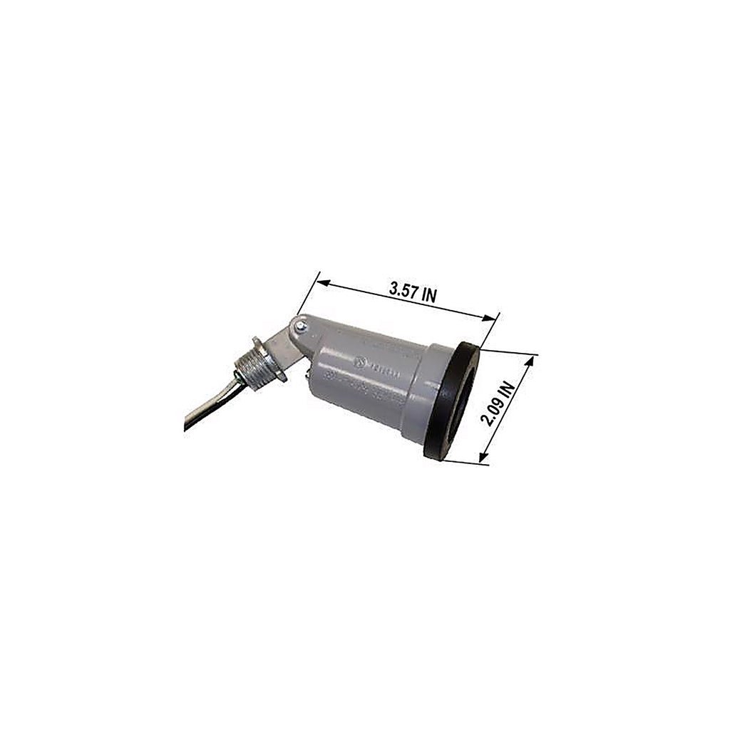 Sigma Electric 14330 Switch Controlled Gray Lamp Holder Kit Hardwired