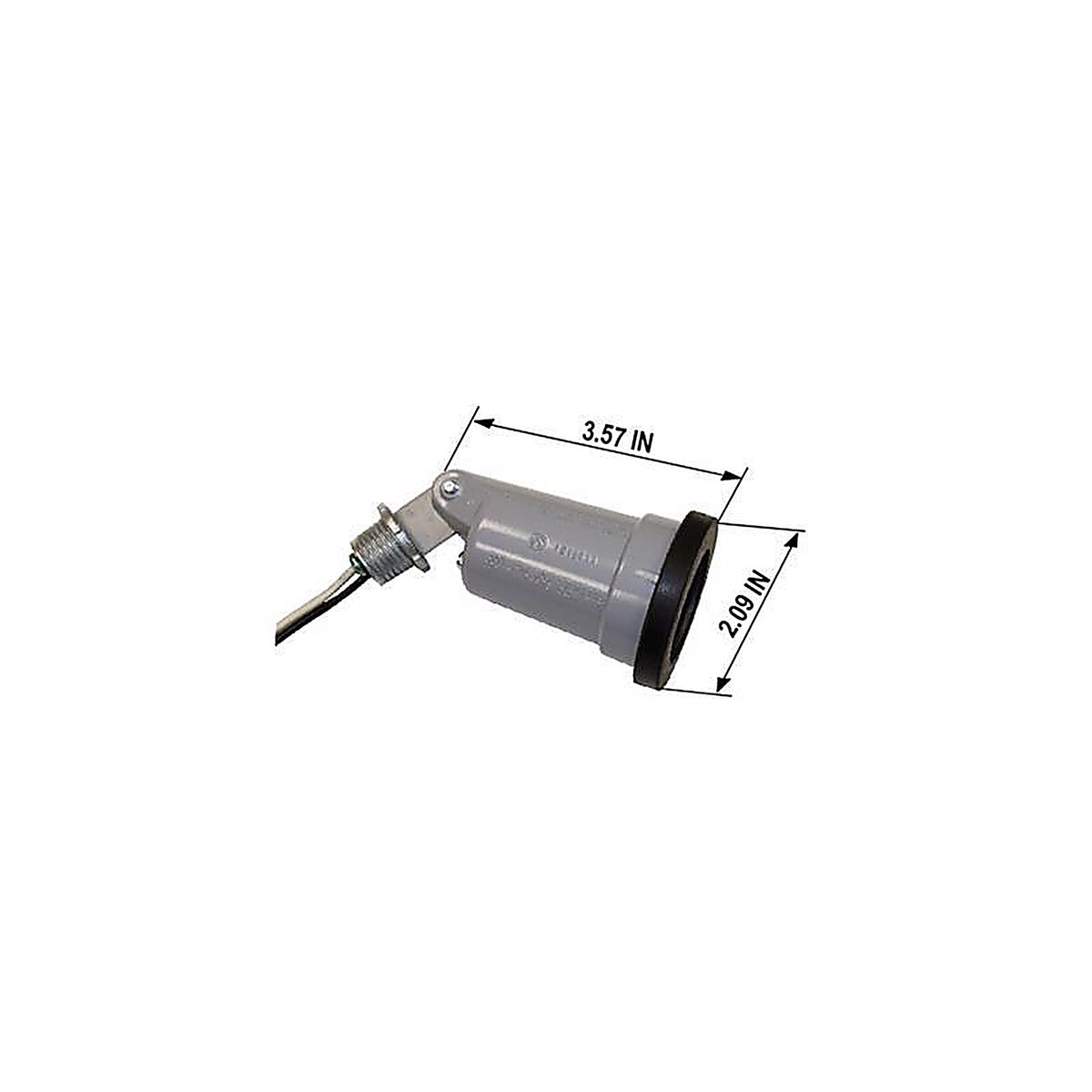 Sigma Electric 14330 Switch Controlled Gray Lamp Holder Kit Hardwired