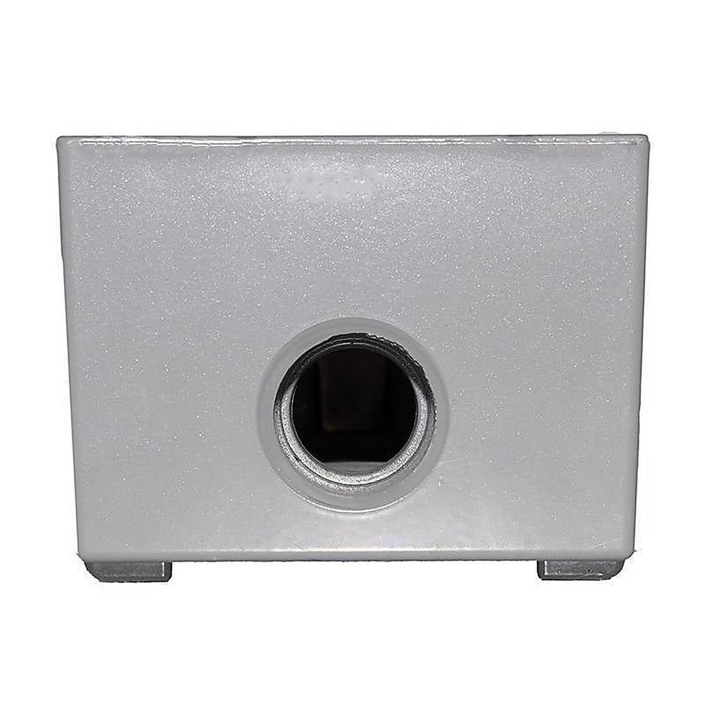 Sigma Electric 14251 4-1/2 in. Rectangle Metallic 1 gang Weatherproof Box Gray