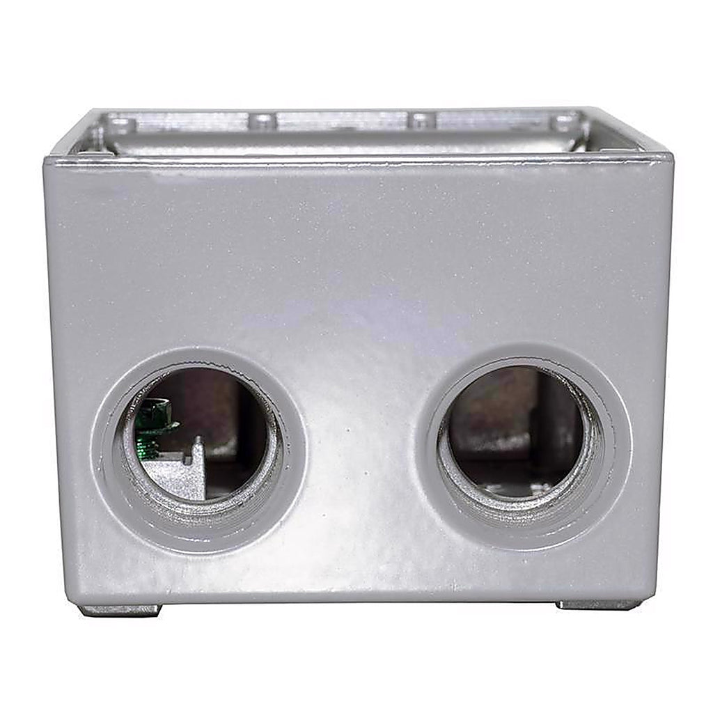 Sigma Electric 14251 4-1/2 in. Rectangle Metallic 1 gang Weatherproof Box Gray