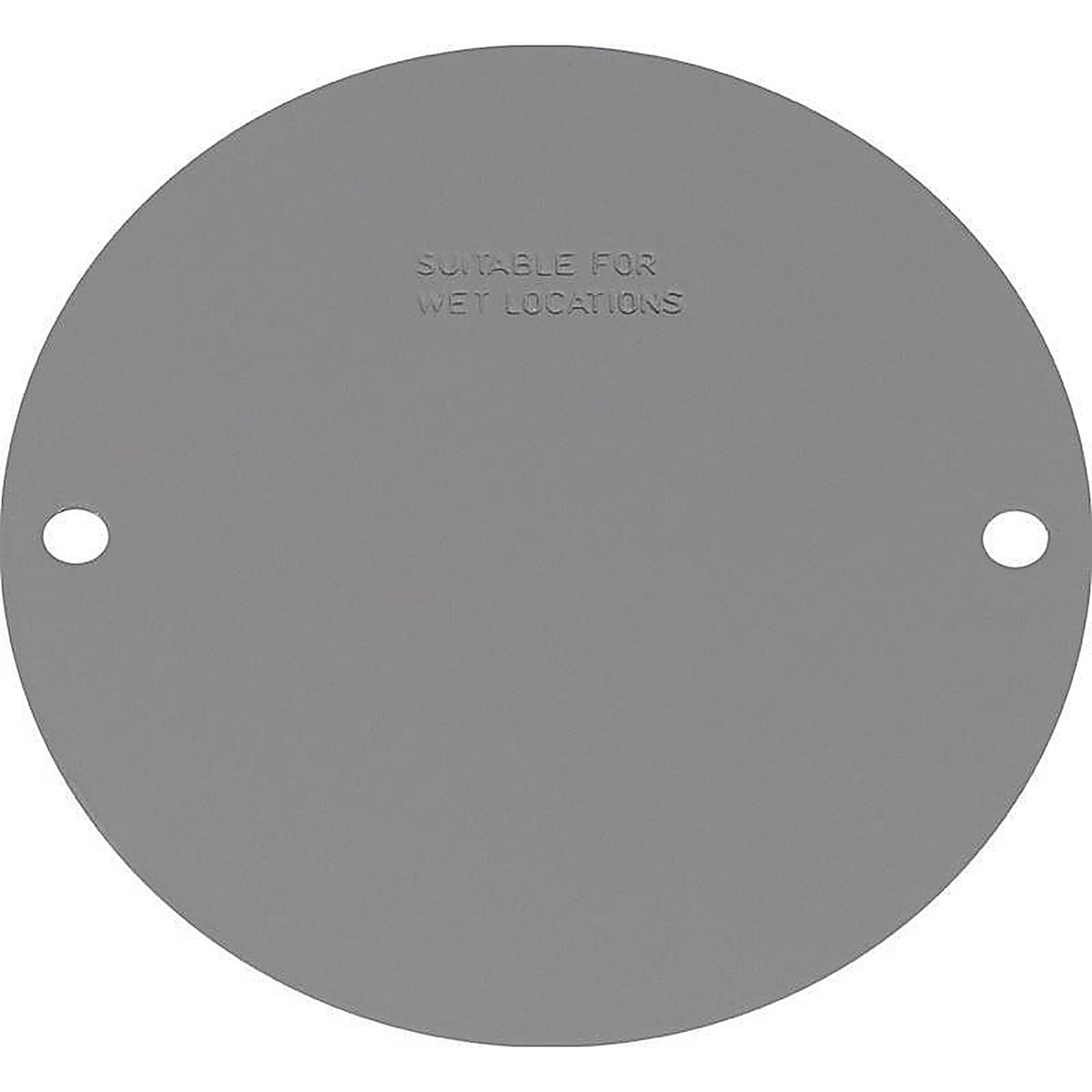 Sigma Electric 14241 Round Steel Flat Box Cover For Wet Locations