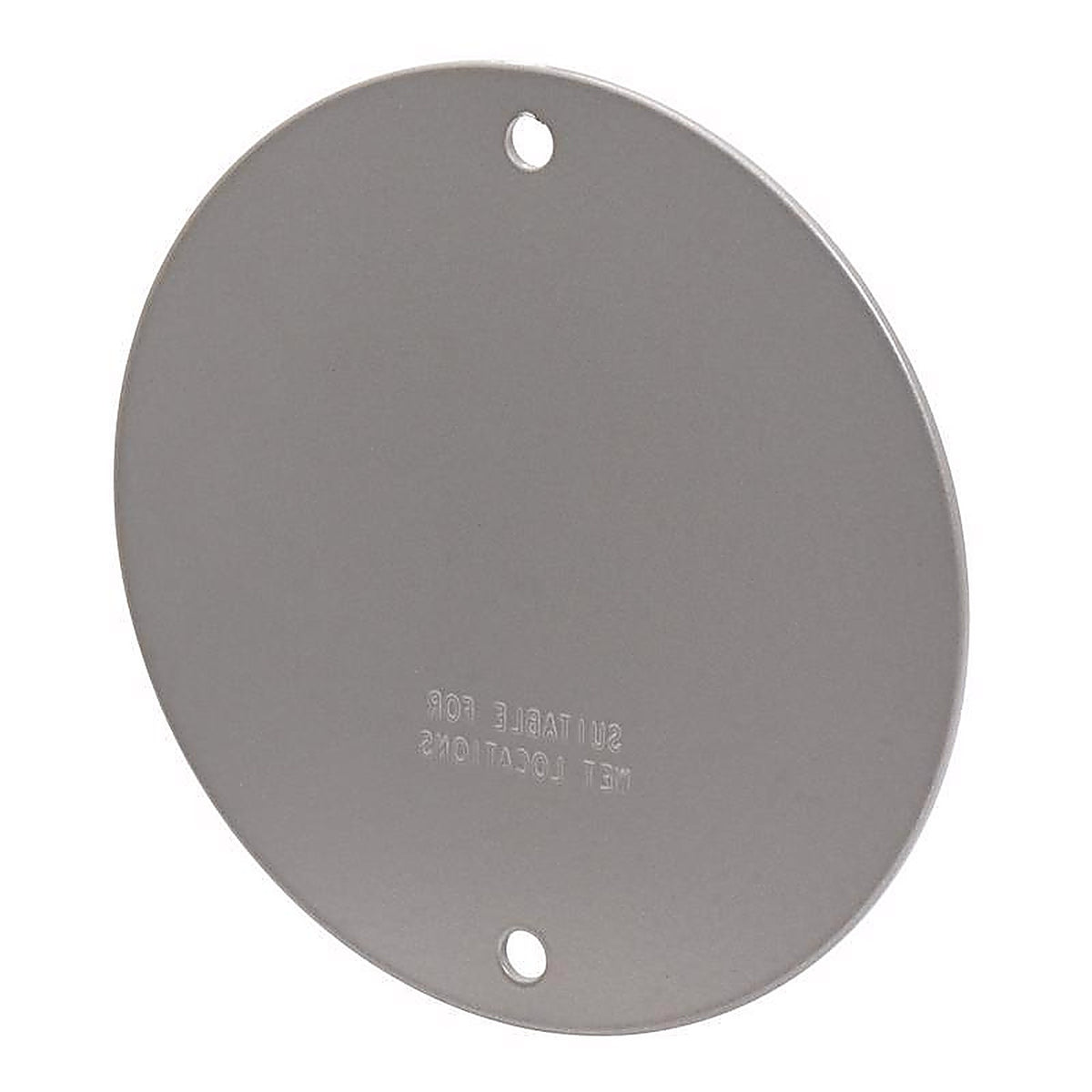 Sigma Electric 14241 Round Steel Flat Box Cover For Wet Locations