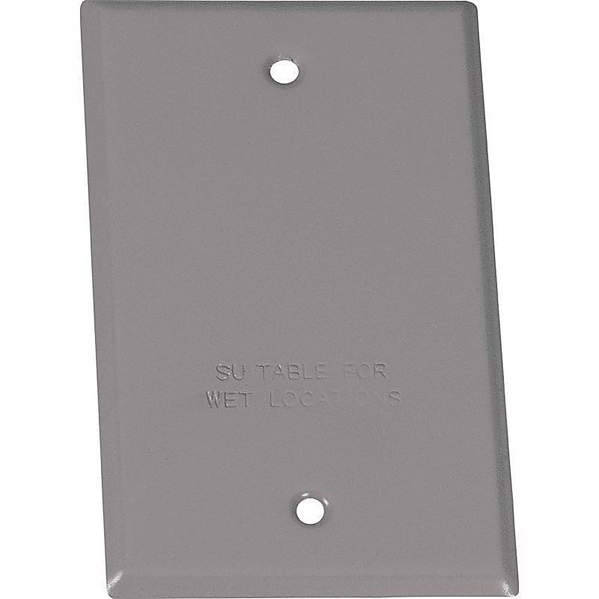 Sigma Electric 14240 Rectangle Steel 1 gang Flat Box Cover For Wet Locations