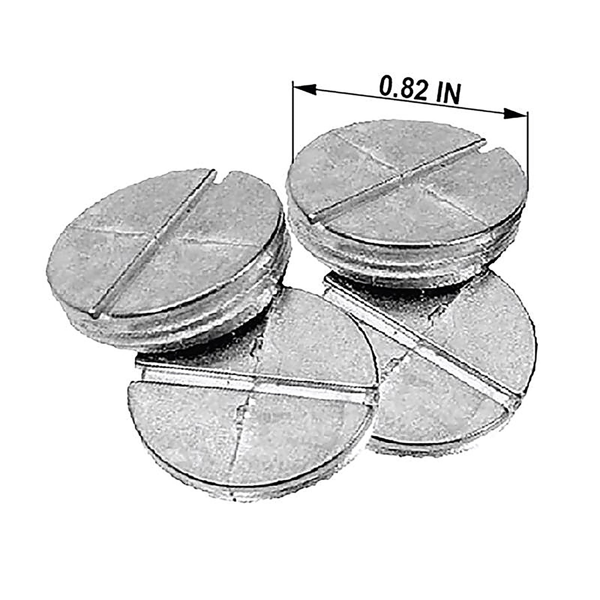 Sigma Electric 14005 Round Die-Cast Zinc Closure Plug For Closure of Unused Box Outlets