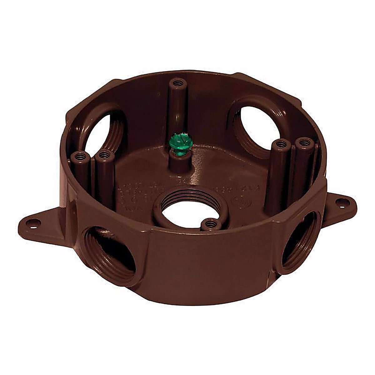 Sigma Electric 143854BR 2-5/16 in. Round Metallic Weatherproof Box Bronze