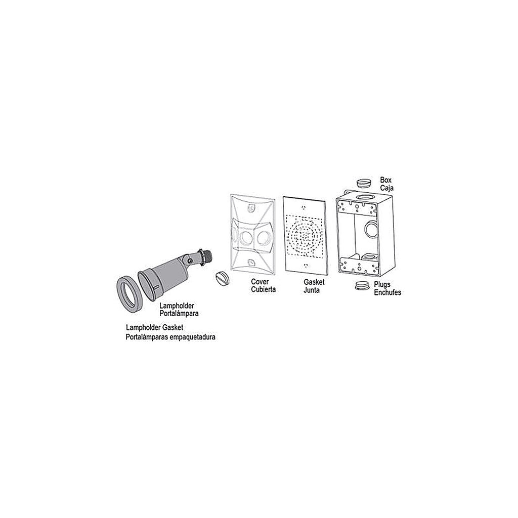 Sigma Electric - 14330BR - Switch Controlled Bronze Lamp Holder Kit Hardwired