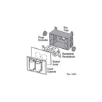 Sigma Electric 14251WH 4-1/2 in. Rectangle Metallic 1 gang Weatherproof Box White