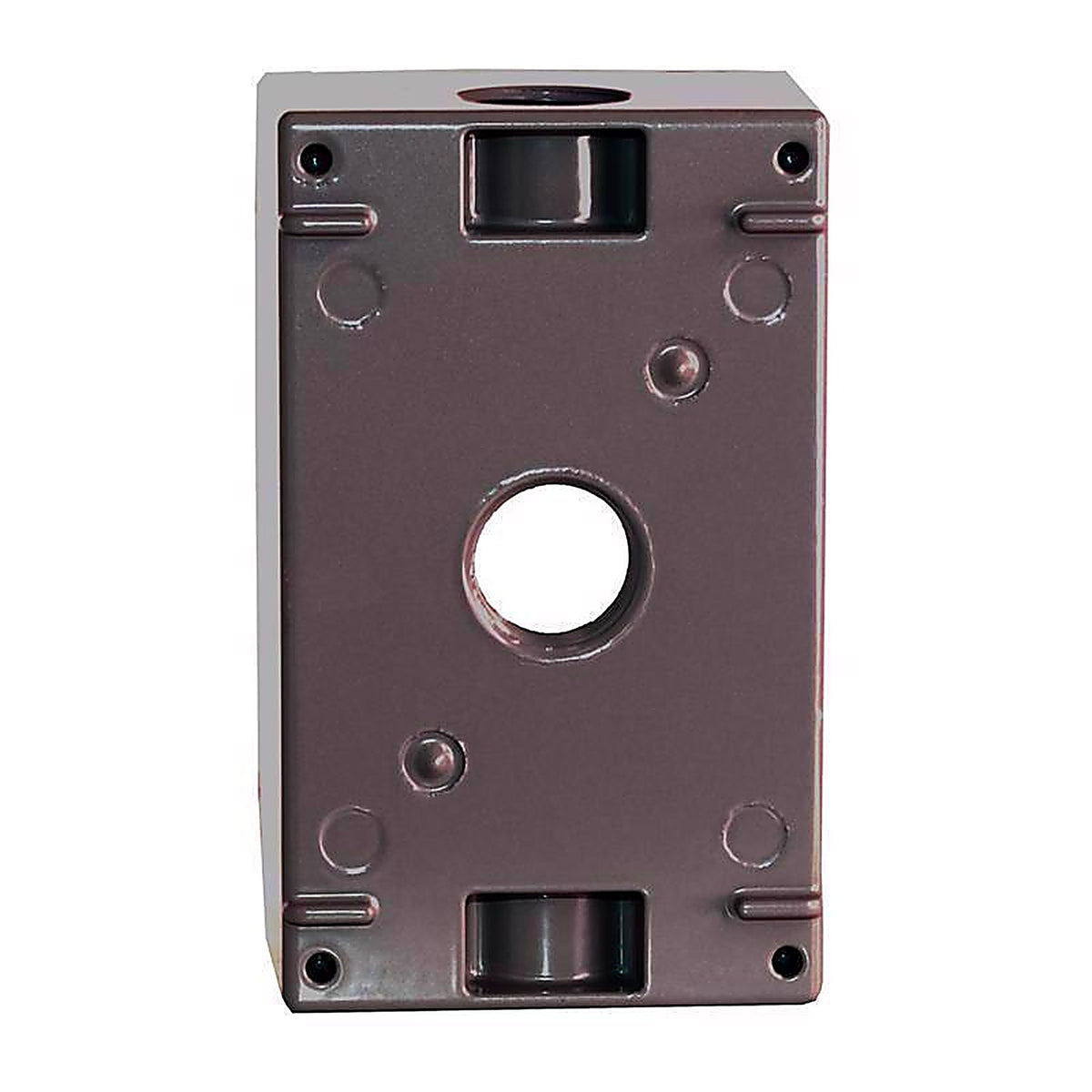 Sigma Electric 14250BR 4-1/2 in. Rectangle Metallic 1 gang Weatherproof Box Bronze