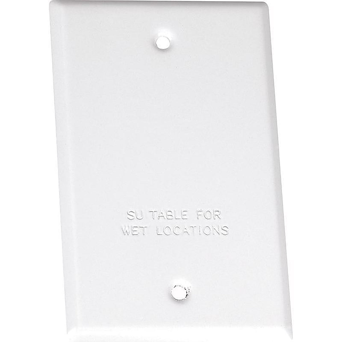 Sigma Electric 14240WH Rectangle Steel 1 gang Flat Box Cover For Wet Locations