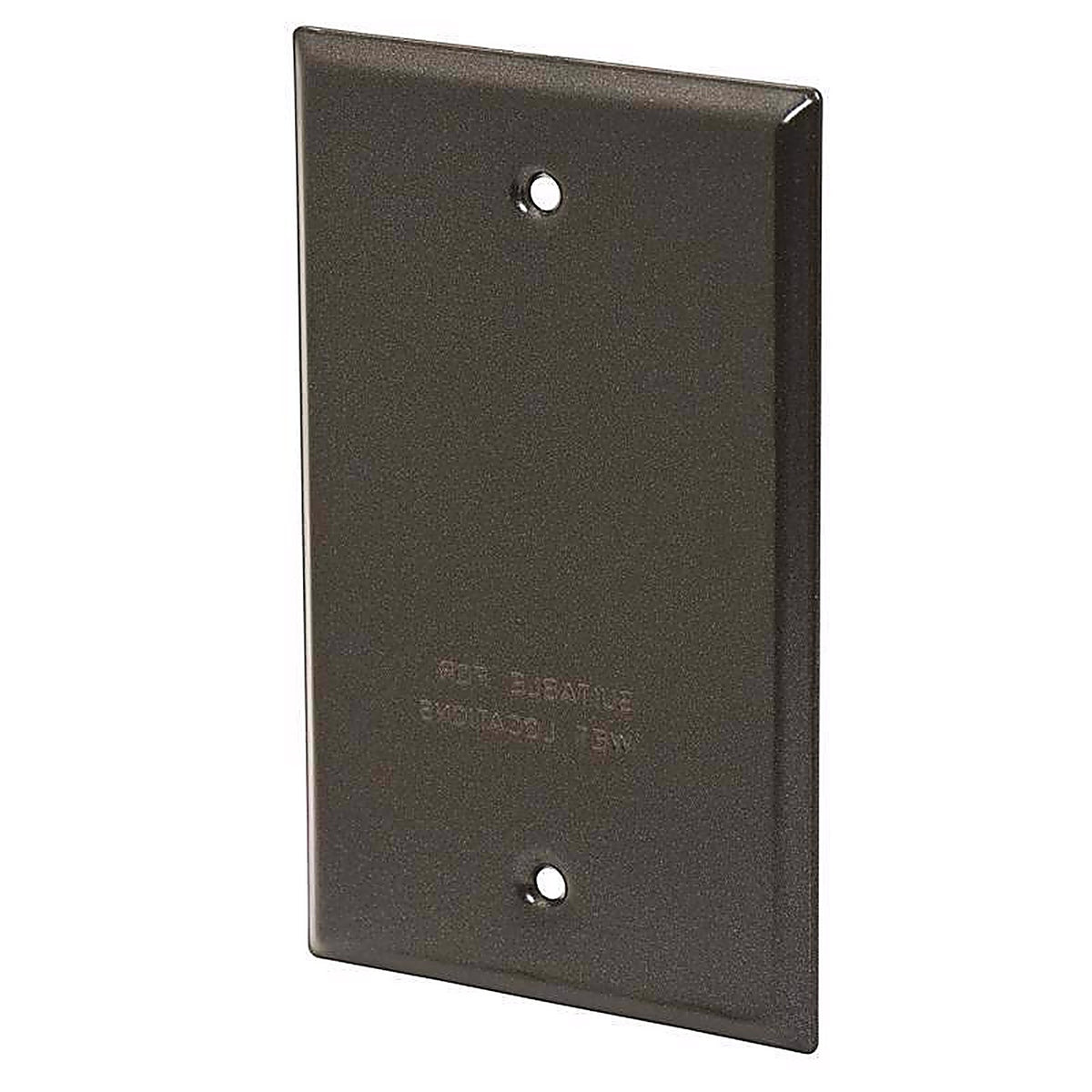 Sigma Electric 14240BR Rectangle Steel 1 gang Flat Box Cover For Wet Locations