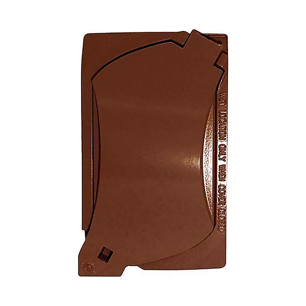 Sigma Electric 14147BR Rectangle Metal 1 gang Universal Cover For Wet Locations