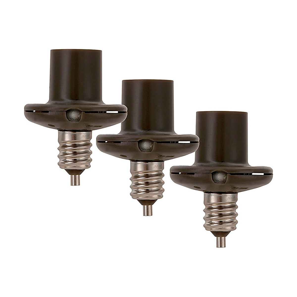 Westek SLC2BCB3NB Bronze Photoelectric Candelabra Light Control 3 pk