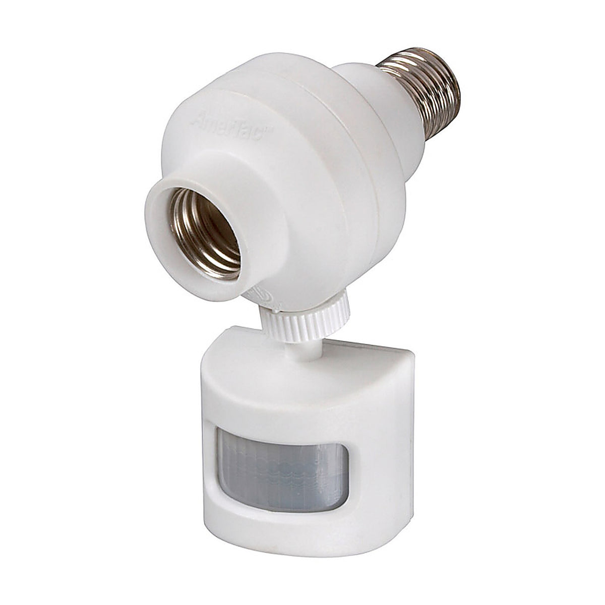 Amertac OMLC163BC White Motion Activated Security Light Control 1 pk