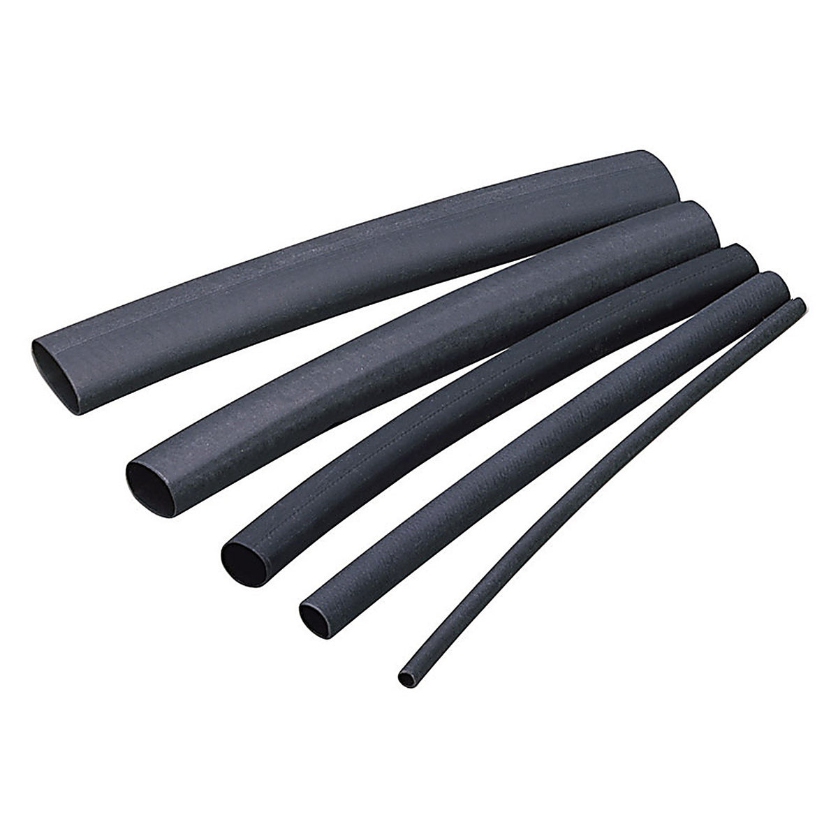 Gardner Bender HST-125 1/8 in. Dia. Heat Shrink Tubing Black 7/Pack