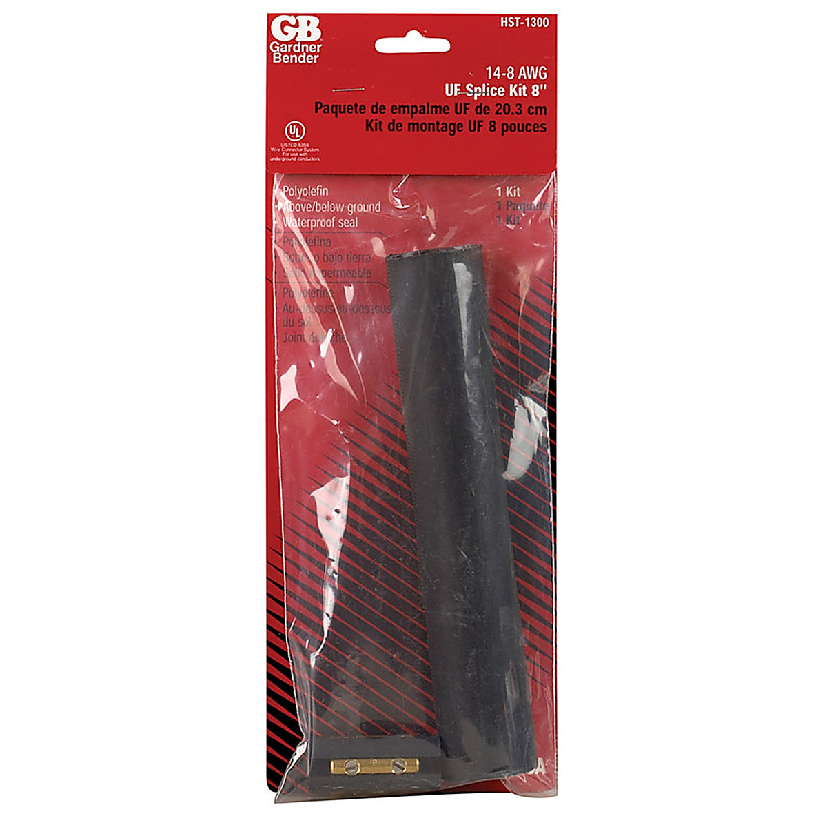 Gardner Bender HST-1300 14-8 Ga. Insulated Wire Splice Kit Black 1/Pack