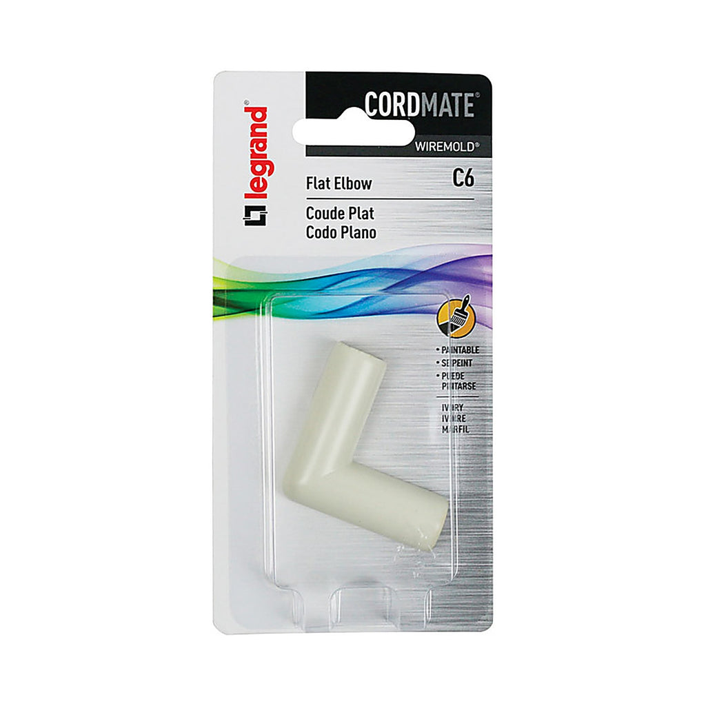Legrand C6 2 3/4 in. Dia. Plastic Electrical Conduit Elbow For AC, MC and RWFMC Cable 1/Pack