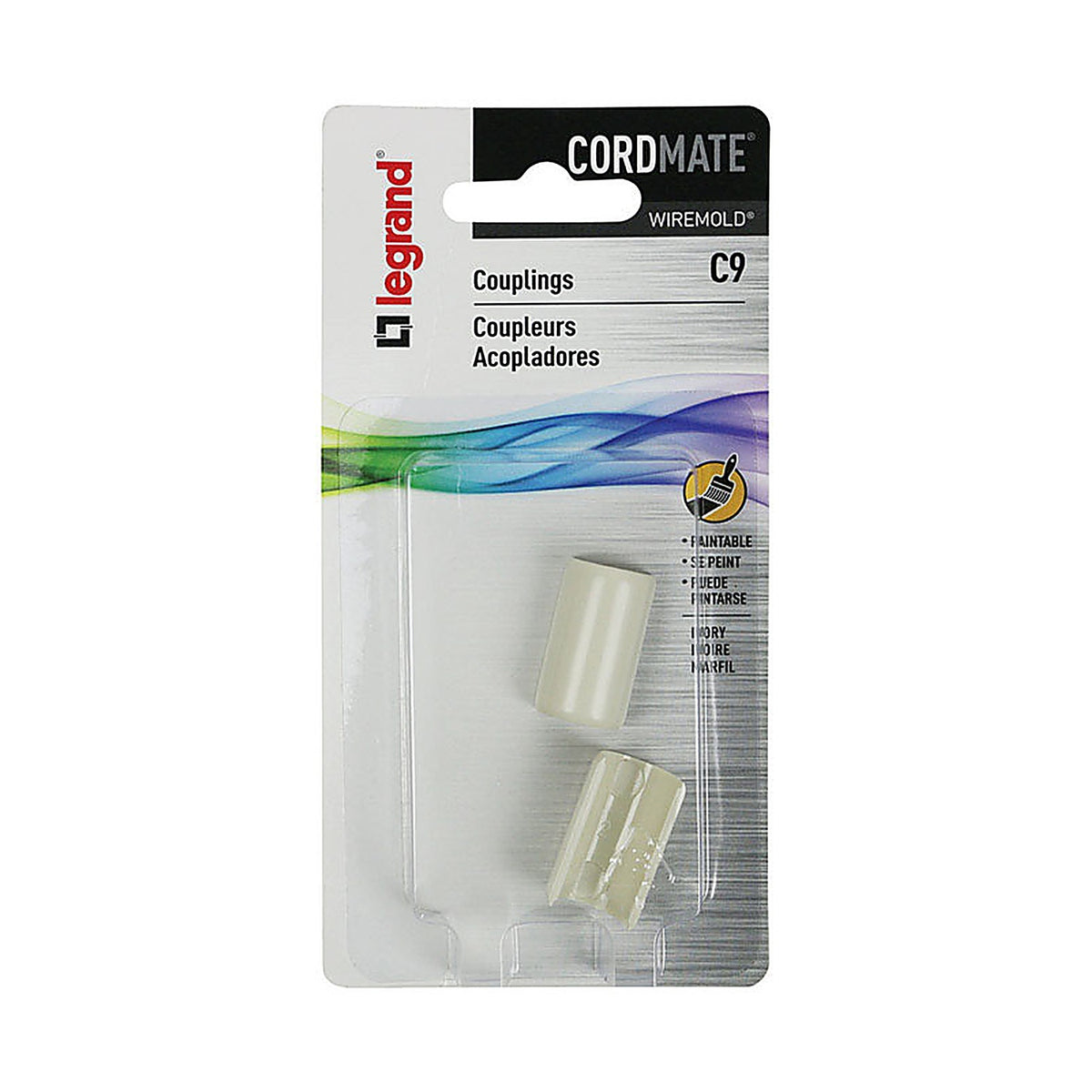 Legrand C9 2 3/4 in. Dia. Plastic Electrical Conduit Coupling For AC, MC and RWFMC Cable 1/Pack