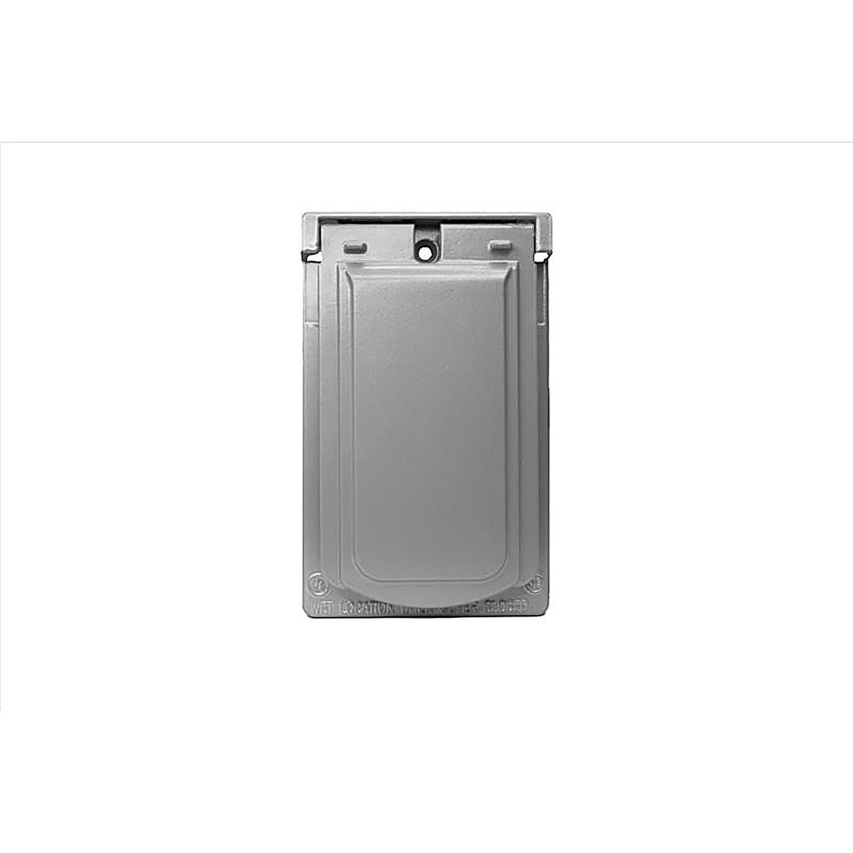 Sigma Electric 14246 Rectangle Metal 1 gang Vertical Duplex Cover For Wet Locations