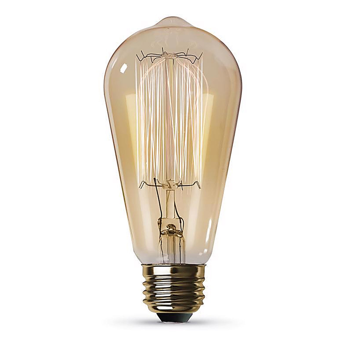Feit - 60ST19 - the Original 60 W St19 Vintage Incandescent Bulb E26 (Medium) Soft White 1 Pack