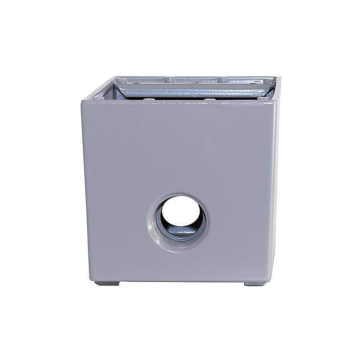 Sigma Electric 14255 4-1/2 in. Rectangle Metallic 1 gang Weatherproof Box Gray